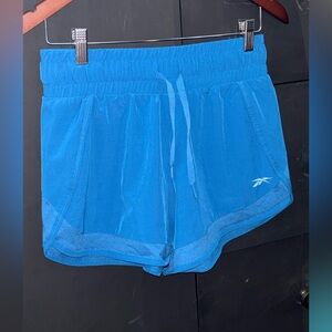 Reebok Women's “Seaport” Blue Athletic Drawstring Shorts